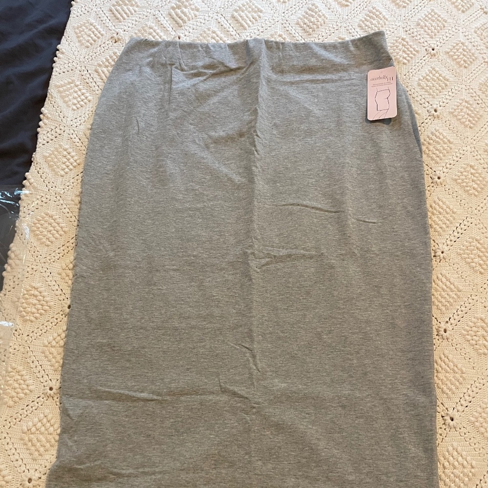 Pea in the Pod Gray Maternity Pencil Skirt